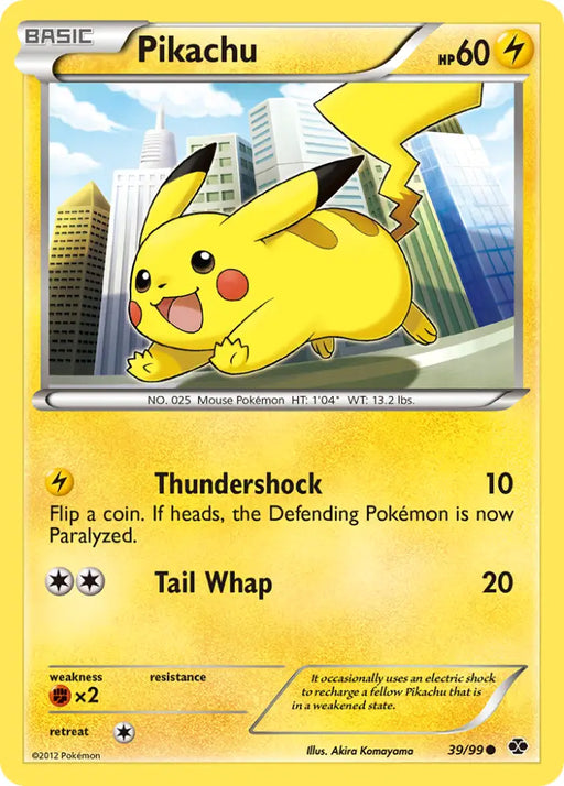 Pikachu (39/99) [Black & White: Next Destinies] - Pokemon Single