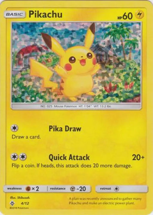 Pikachu (4/12) [McDonald’s Promos: 2018 Collection] - Pokemon Single