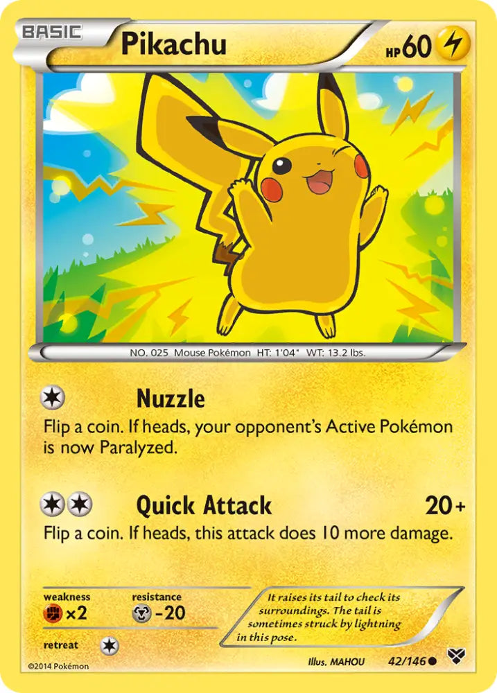 Pikachu (42/146) [XY: Base Set] - Pokemon Single
