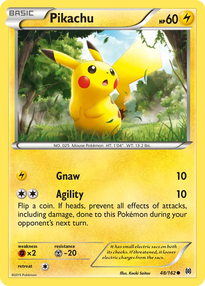 Pikachu (48/162) [XY: BREAKthrough] - Pokemon Single