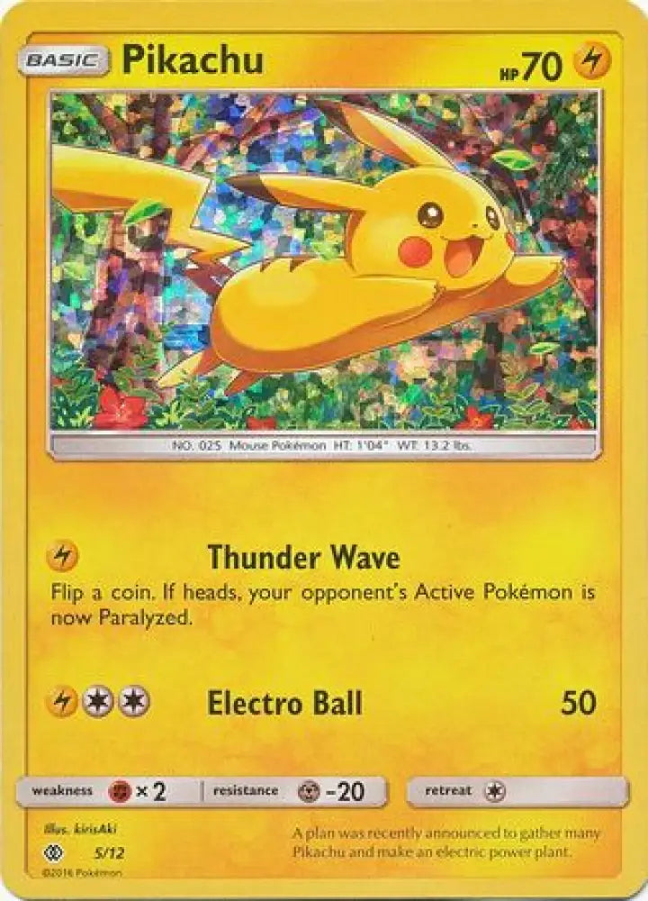 Pikachu (5/12) [McDonald’s Promos: 2017 Collection] - Pokemon Single