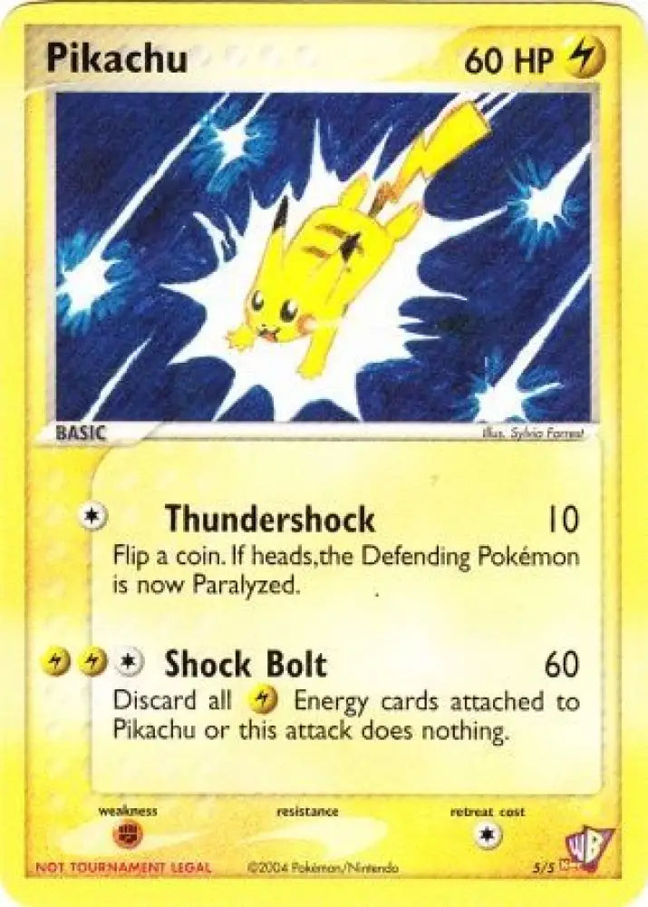 Pikachu (5/5) [Kids WB Promos] - Pokemon Single