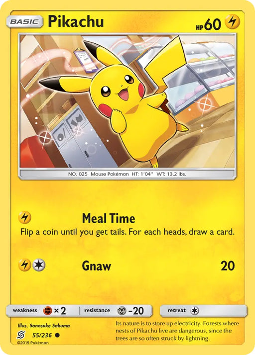 Pikachu (55/236) [Sun & Moon: Unified Minds] - Pokemon Single