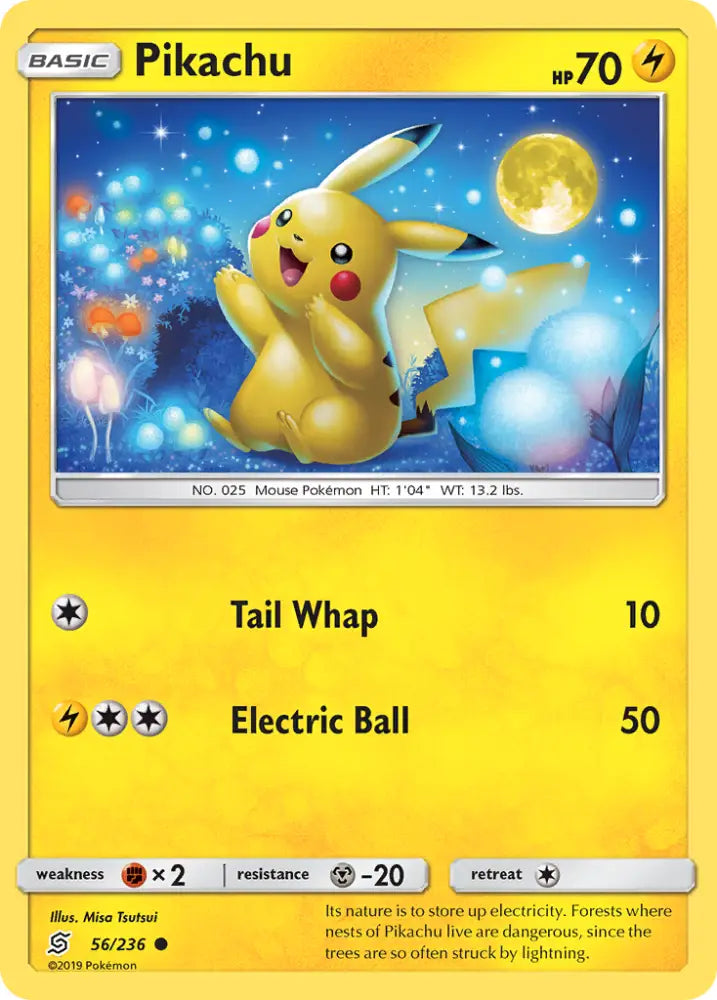 Pikachu (56/236) [Sun & Moon: Unified Minds] - Pokemon Single