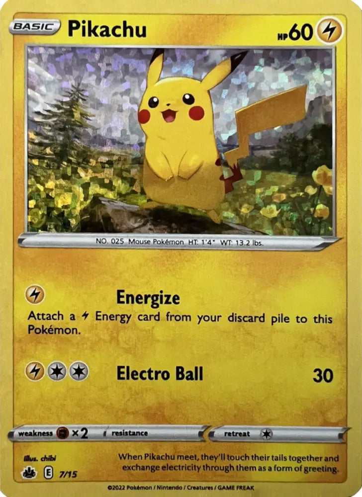 Pikachu (7/15) [McDonald’s Promos: Match Battle] - Pokemon Single