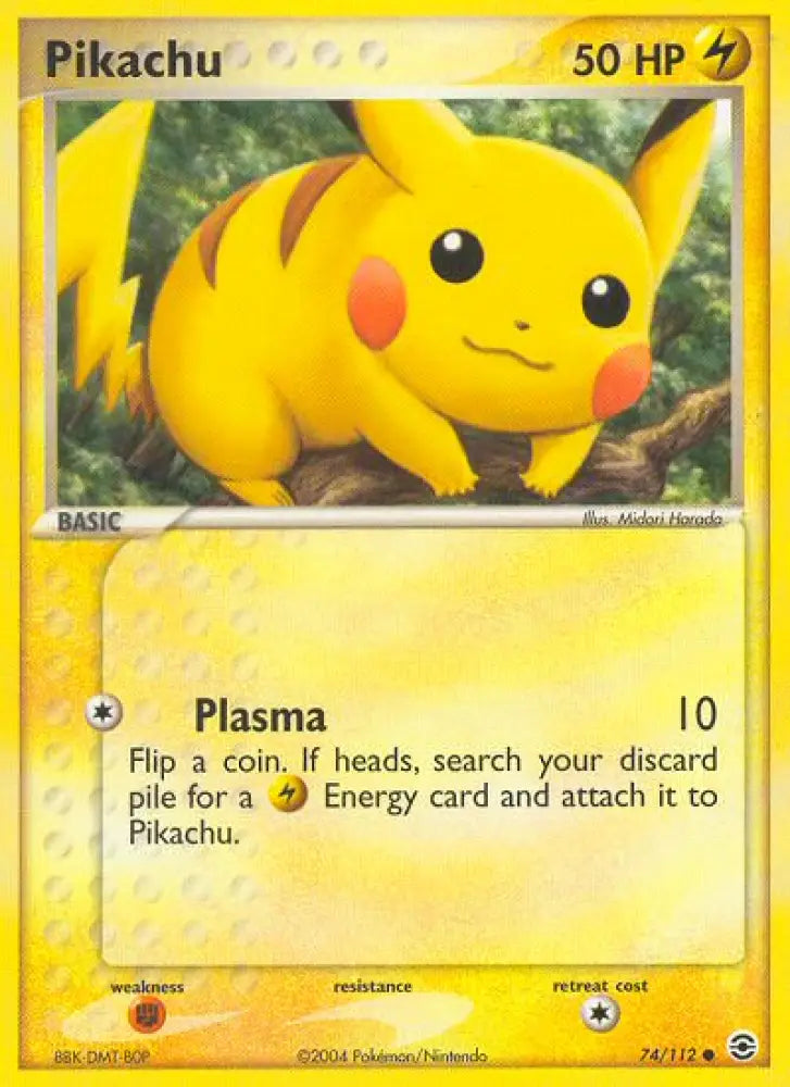 Pikachu (74/112) [EX: FireRed & LeafGreen] - Pokemon Single