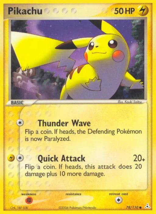 Pikachu (78/110) [EX: Holon Phantoms] - Pokemon Single
