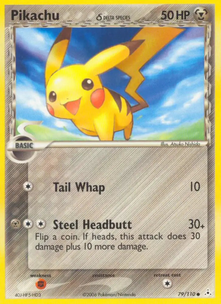 Pikachu (79/110) (Delta Species) [EX: Holon Phantoms] - Pokemon Single