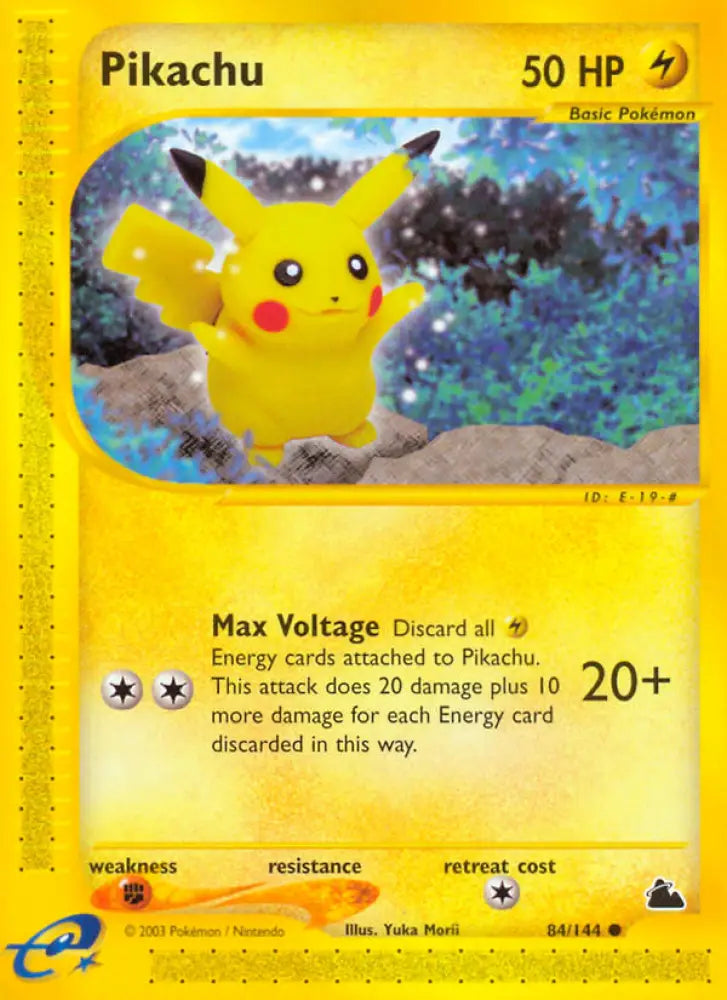 Pikachu (84/144) [Skyridge] - Pokemon Single