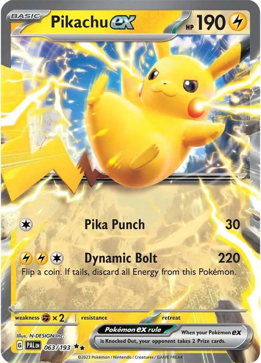 Pikachu ex (063/193) [Scarlet & Violet: Paldea Evolved] - Pokemon Single