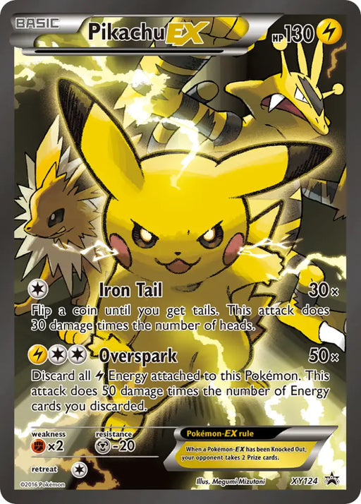 Pikachu EX (XY124) [XY: Black Star Promos] - Pokemon Single