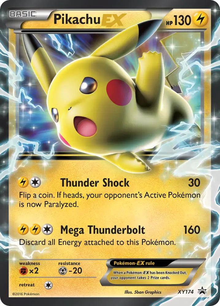 Pikachu EX (XY174) [XY: Black Star Promos] - Pokemon Single