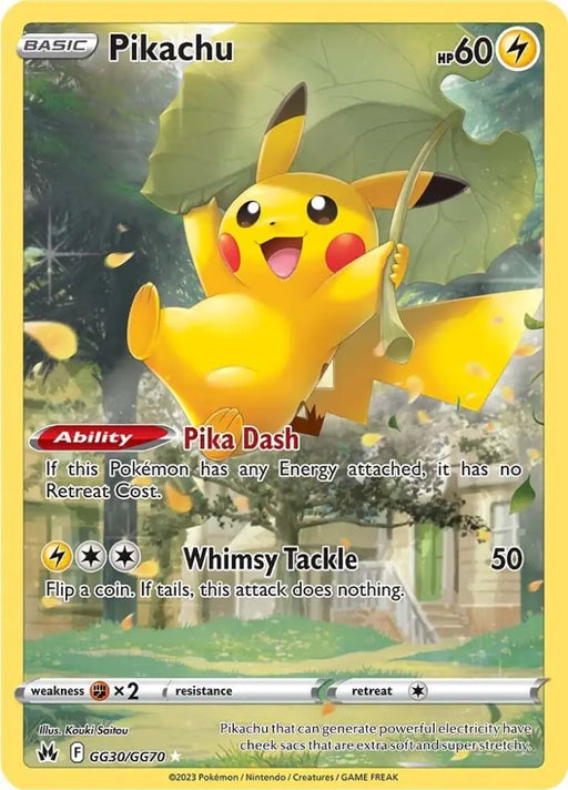 Pikachu (GG30/GG70) [Sword & Shield: Crown Zenith] - Pokemon Single