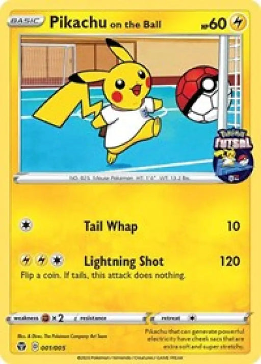 Pikachu on the Ball (001/005) [Miscellaneous Cards] - Pokemon Single