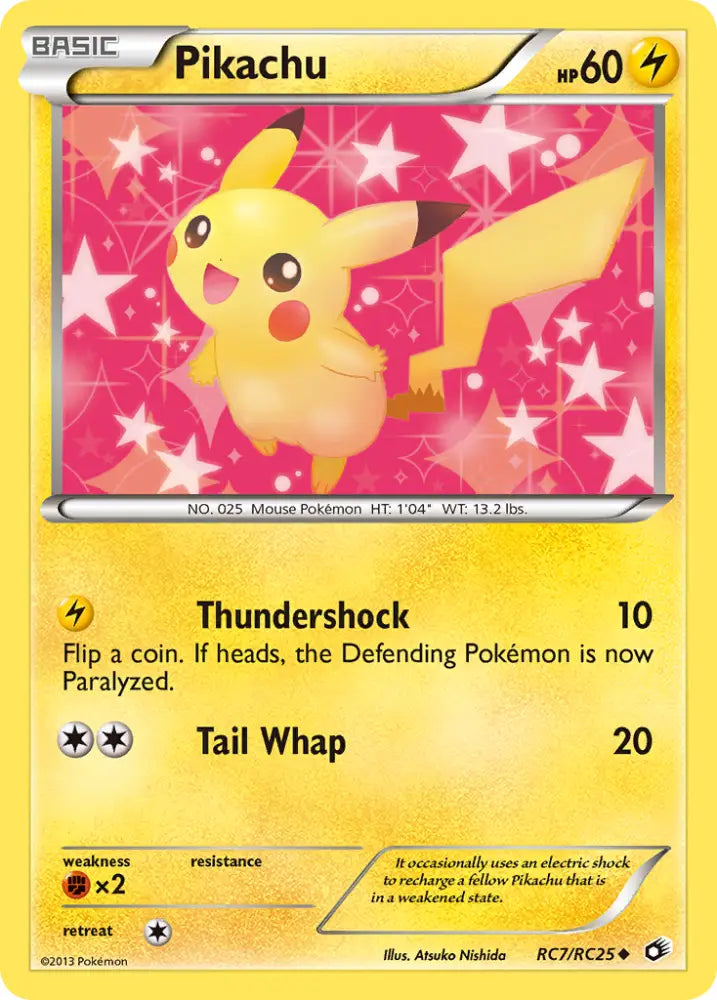 Pikachu (RC7/RC25) [Black & White: Legendary Treasures] - Pokemon Single