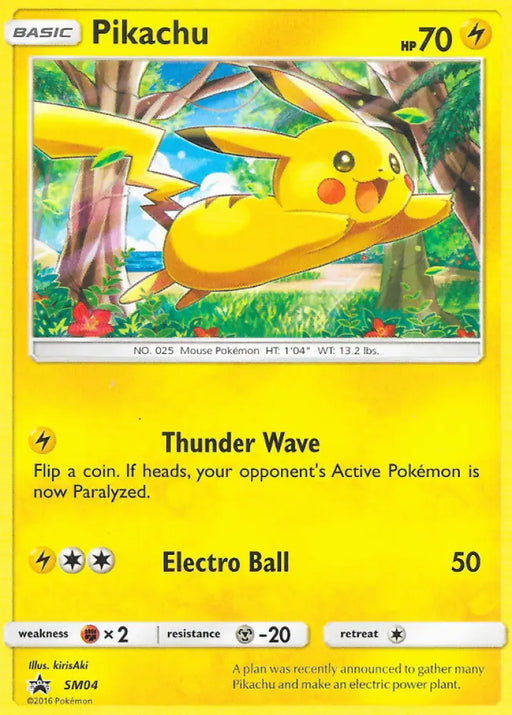 Pikachu (SM04) [Sun & Moon: Black Star Promos] - Pokemon Single