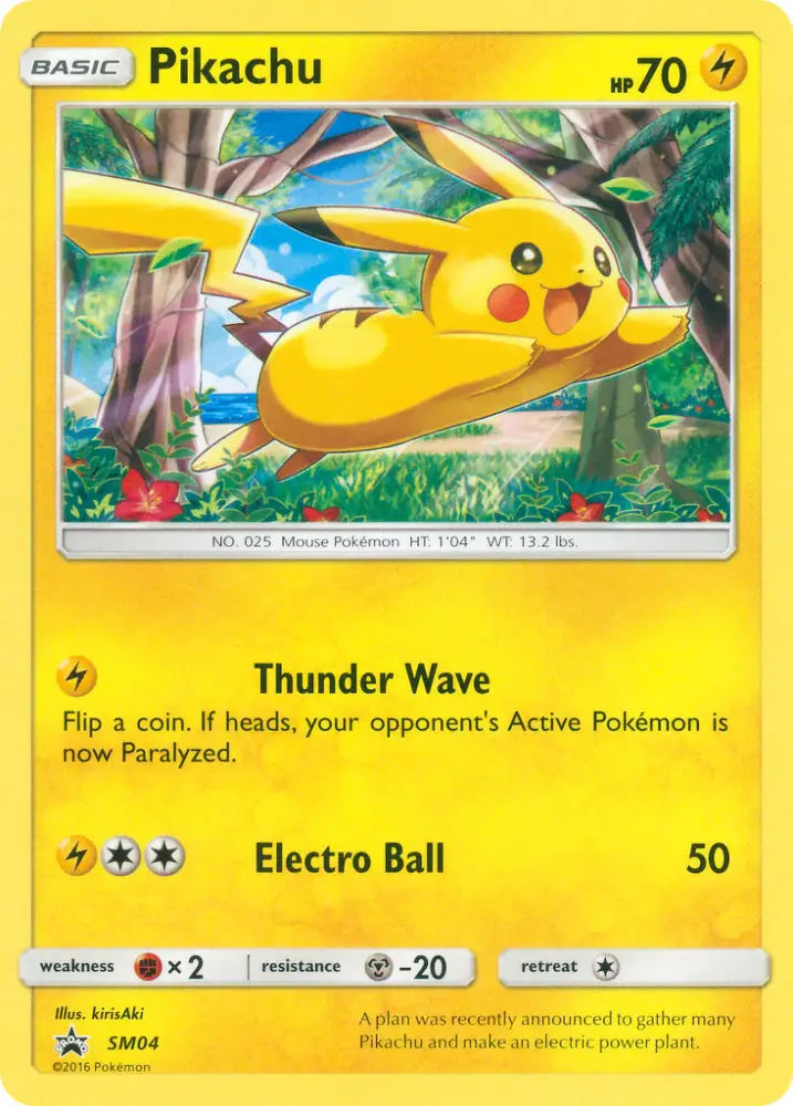 Pikachu (SM04) (Target Non Holo) [Sun & Moon: Black Star Promos] - Pokemon Single