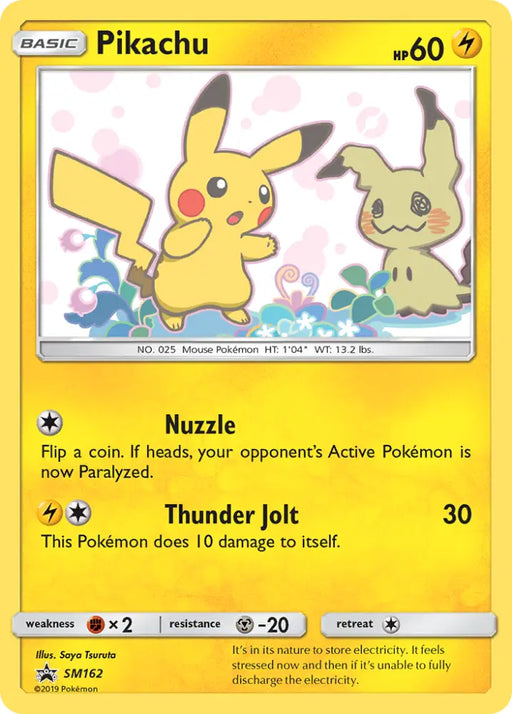 Pikachu (SM162) [Sun & Moon: Black Star Promos] - Pokemon Single