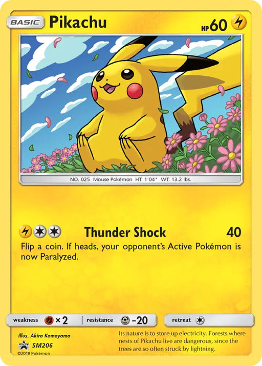 Pikachu (SM206) [Sun & Moon: Black Star Promos] - Pokemon Single