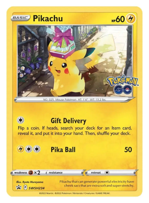 Pikachu (SWSH234) [Sword & Shield: Black Star Promos] - Pokemon Single