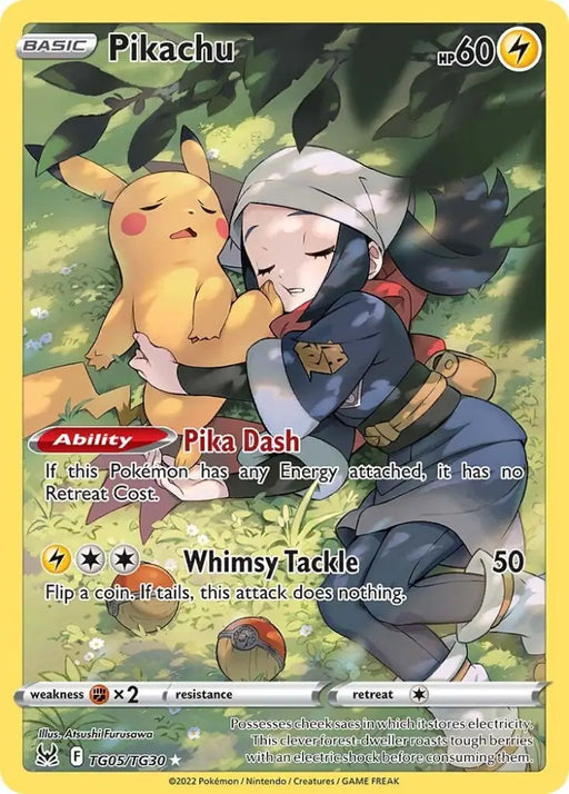 Pikachu (TG05/TG30) [Sword & Shield: Lost Origin] - Pokemon Single