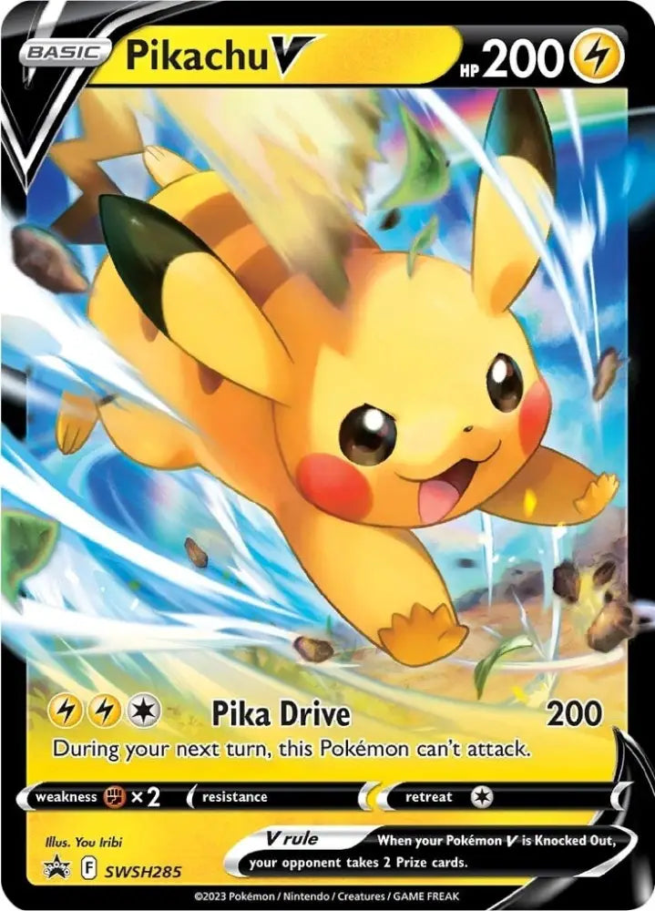 Pikachu V (SWSH285) [Sword & Shield: Black Star Promos] - Pokemon Single