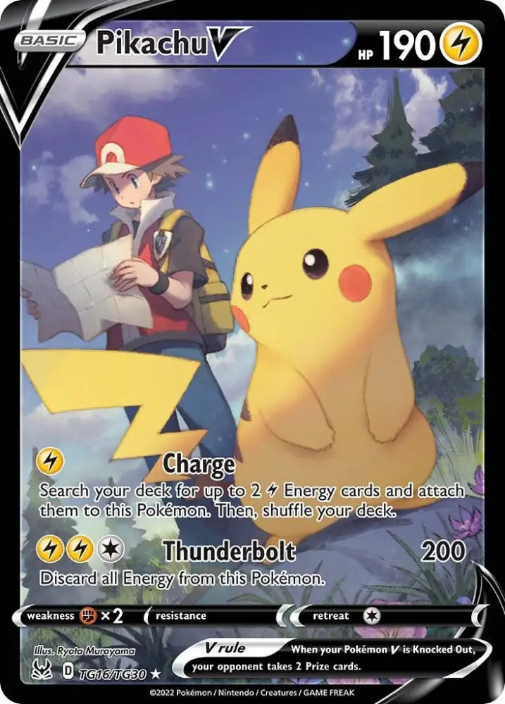Pikachu V (TG16/TG30) [Sword & Shield: Lost Origin] - Pokemon Single