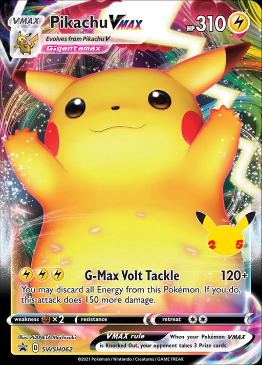 Pikachu VMAX (SWSH062) (Celebrations) [Sword & Shield: Black Star Promos] - Pokemon Single