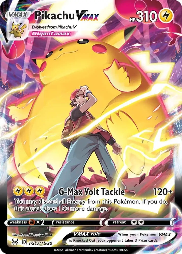 Pikachu VMAX (TG17/TG30) [Sword & Shield: Lost Origin] - Pokemon Single