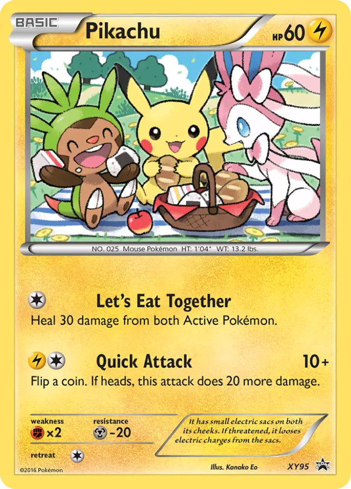 Pikachu (XY95) [XY: Black Star Promos] - Pokemon Single