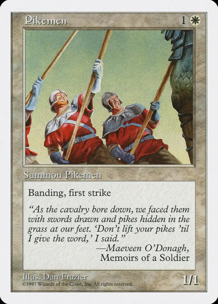 Pikemen [Fifth Edition] - MTG Single