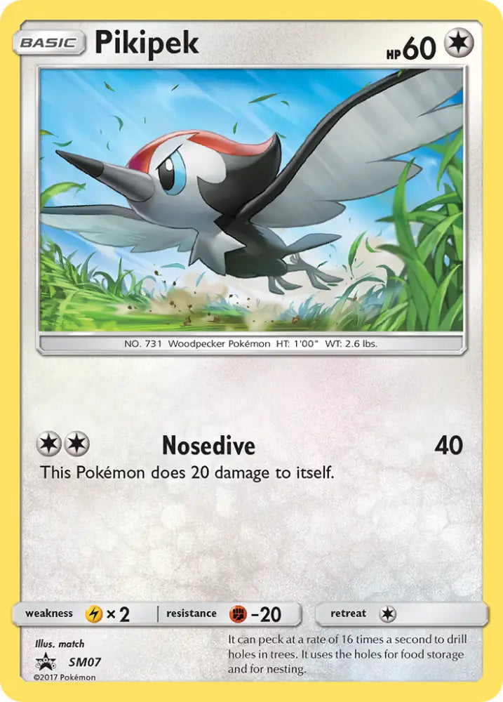 Pikipek (SM07) [Sun & Moon: Black Star Promos] - Pokemon Single