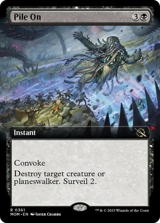 Pile On (Extended Art) [March of the Machine] - MTG Single