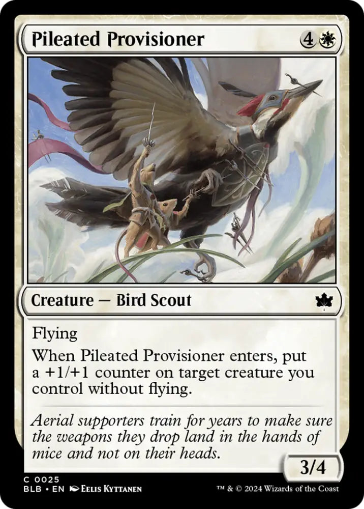 Pileated Provisioner [Bloomburrow] - MTG Single