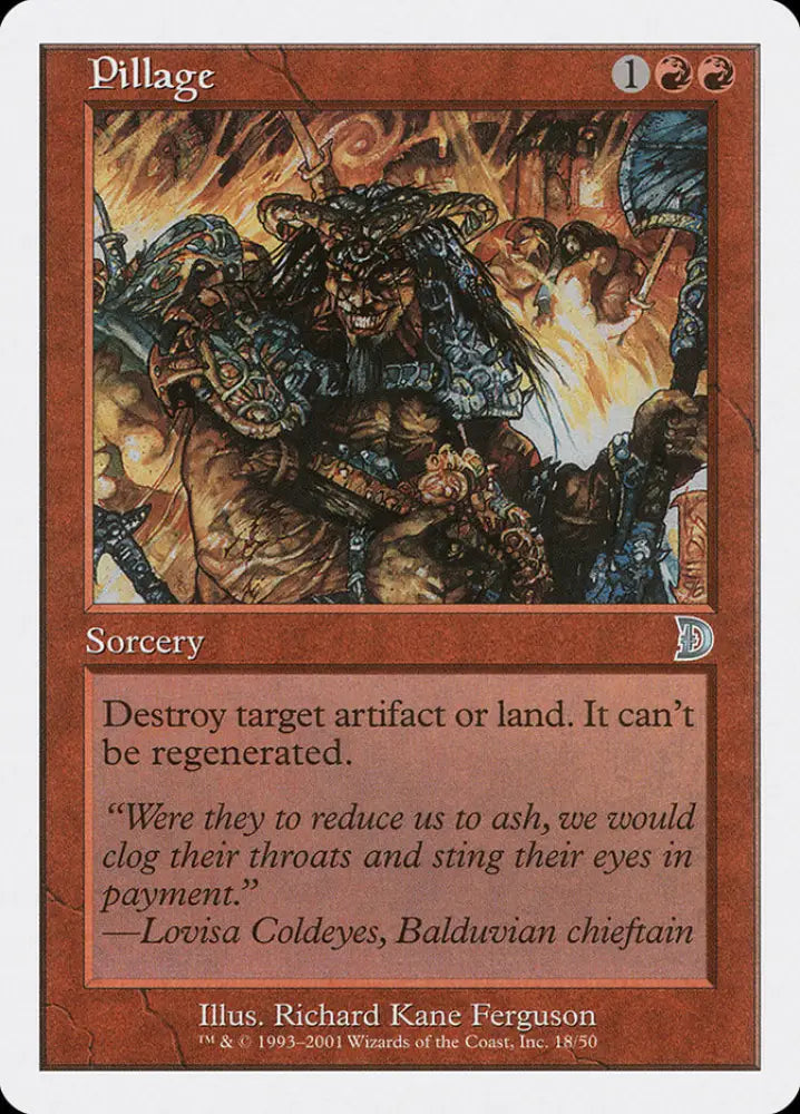Pillage [Deckmasters] - MTG Single