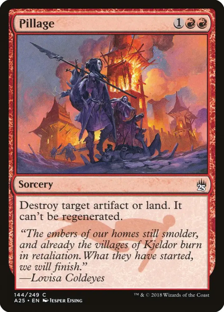 Pillage [Masters 25] - MTG Single
