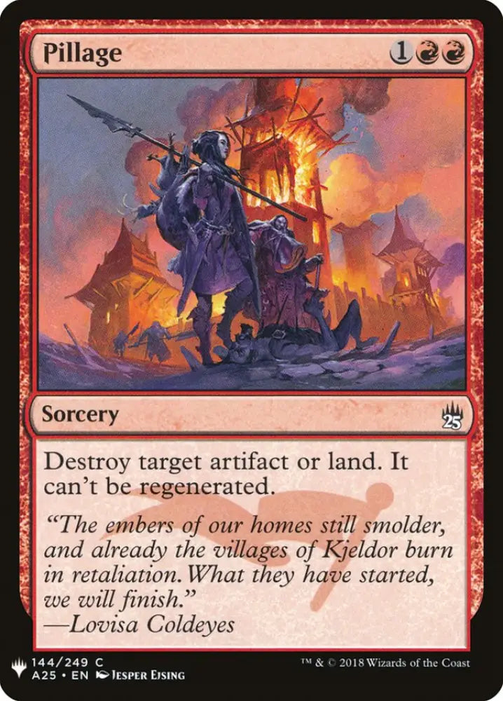 Pillage [Mystery Booster] - MTG Single