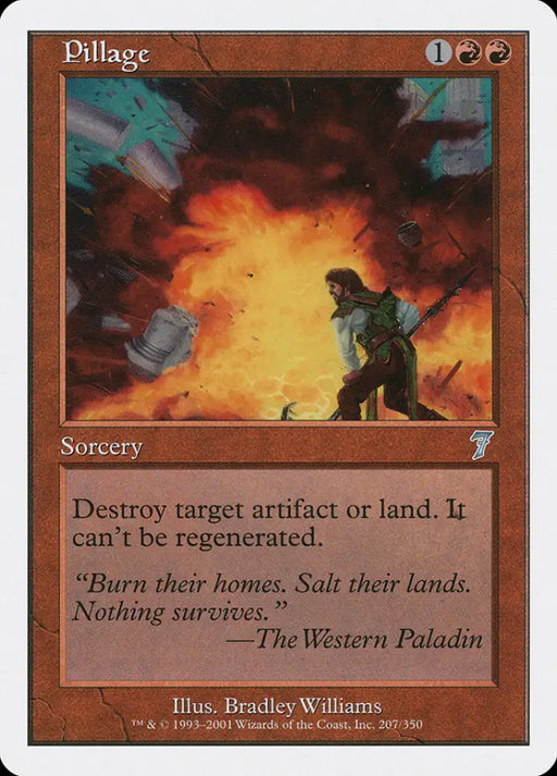 Pillage [Seventh Edition] - MTG Single