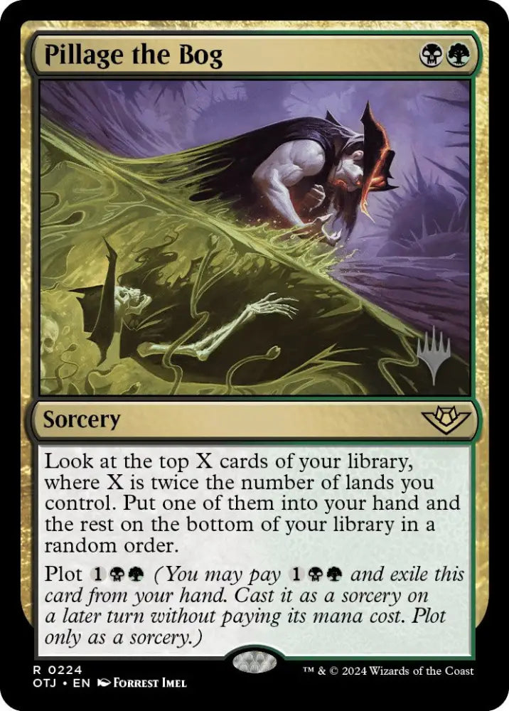 Pillage the Bog (Promo Pack) [Outlaws of Thunder Junction Promos] - MTG Single