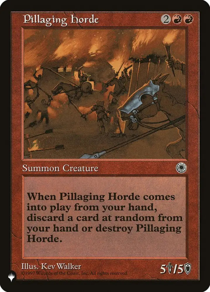 Pillaging Horde [The List] - MTG Single