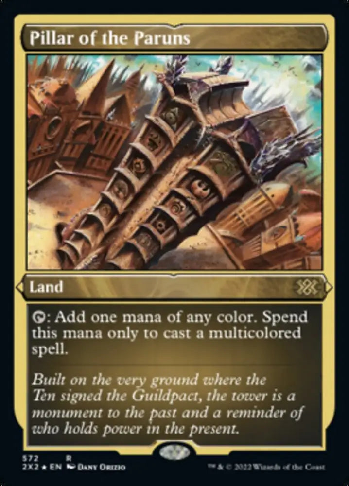 Pillar of the Paruns (Foil Etched) [Double Masters 2022] - MTG Single
