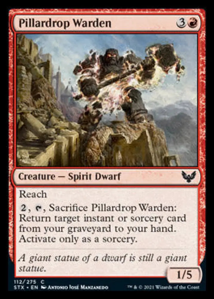 Pillardrop Warden [Strixhaven: School of Mages] - MTG Single