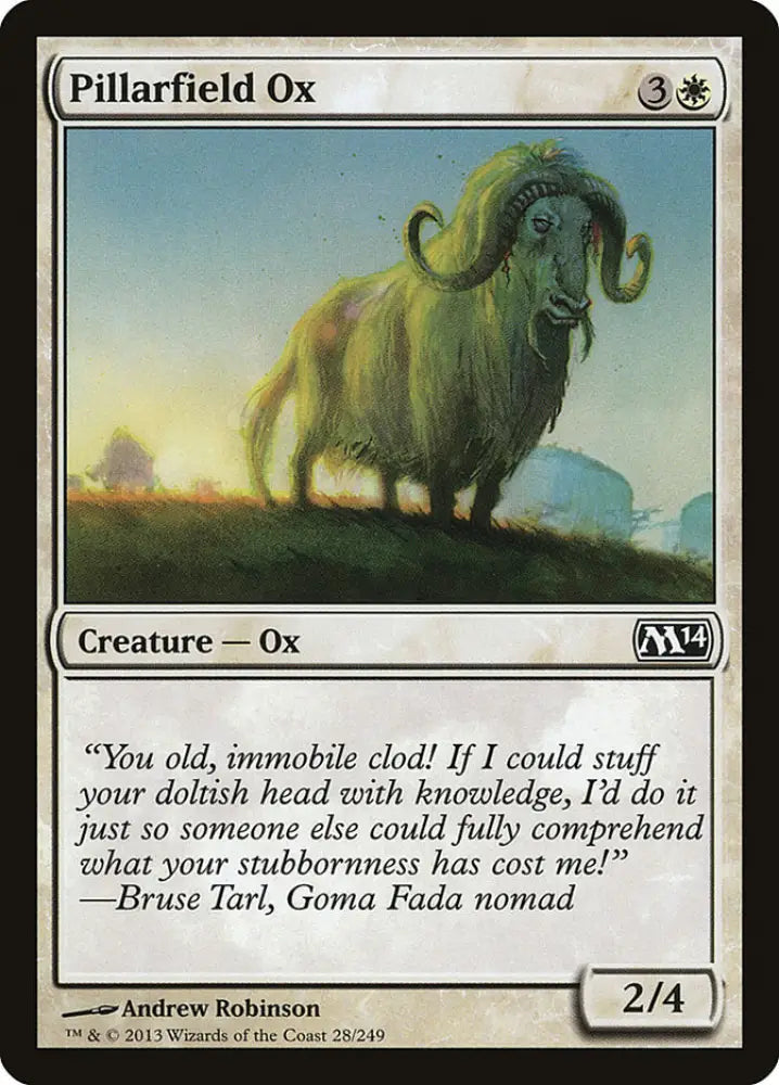 Pillarfield Ox [Magic 2014] - MTG Single