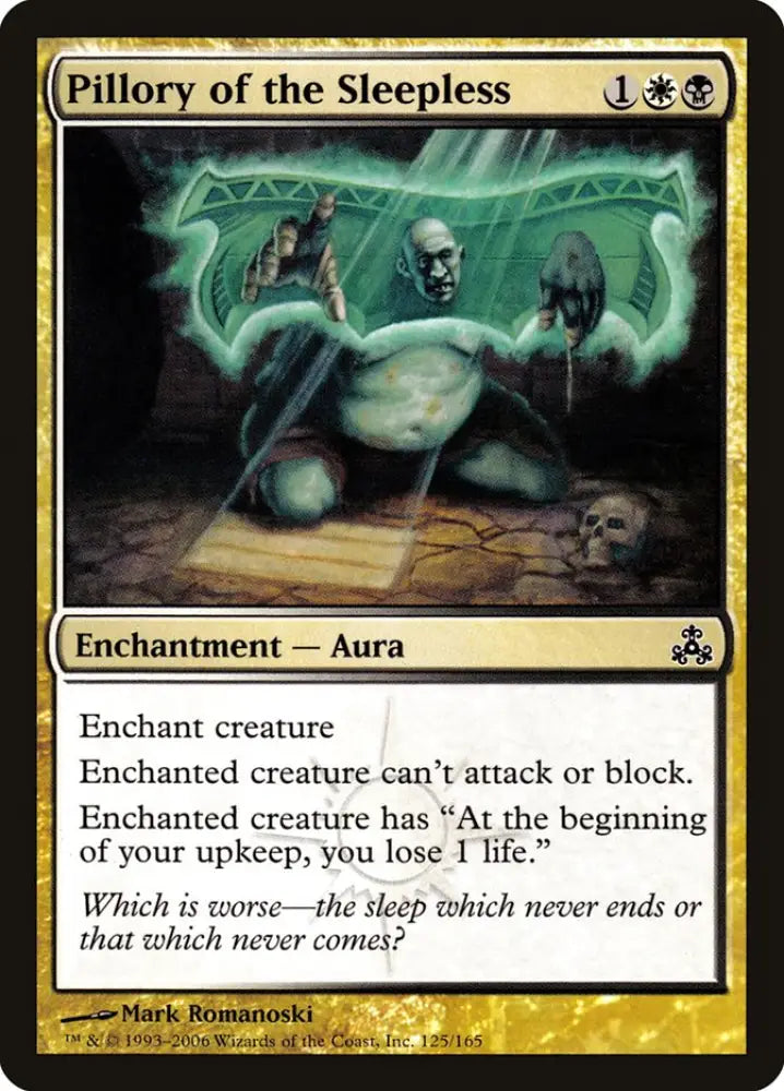 Pillory of the Sleepless [Guildpact] - MTG Single