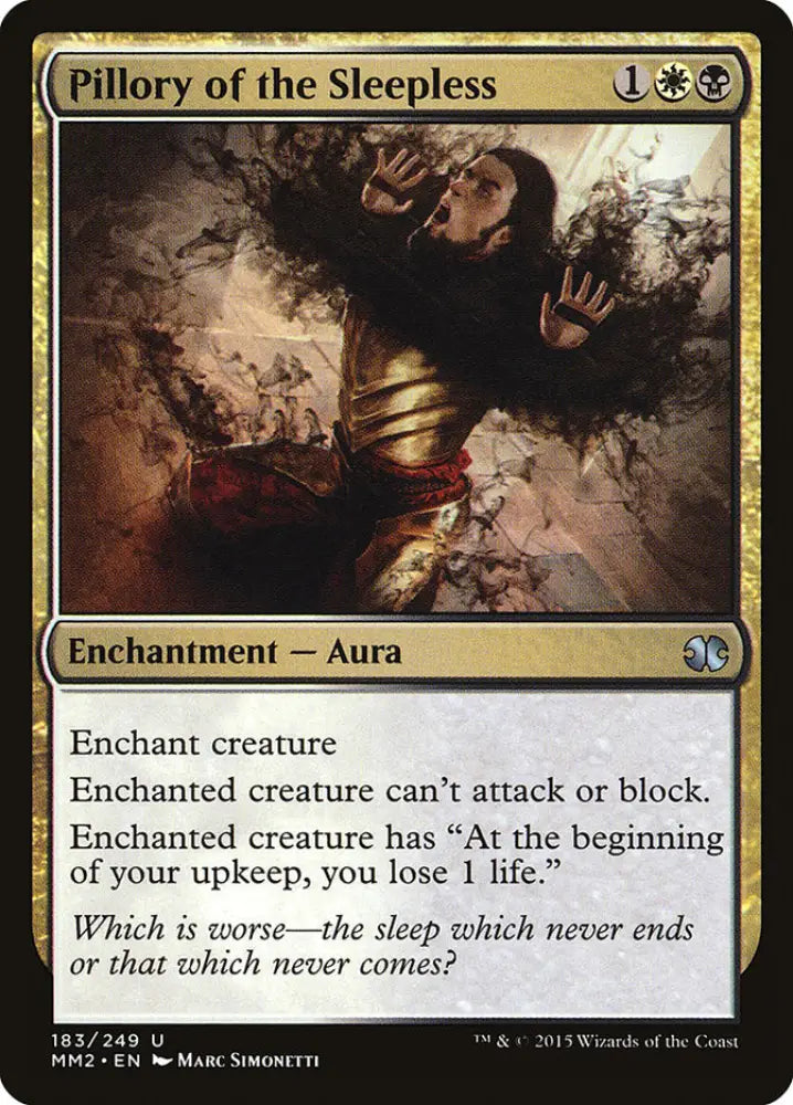 Pillory of the Sleepless [Modern Masters 2015] - MTG Single