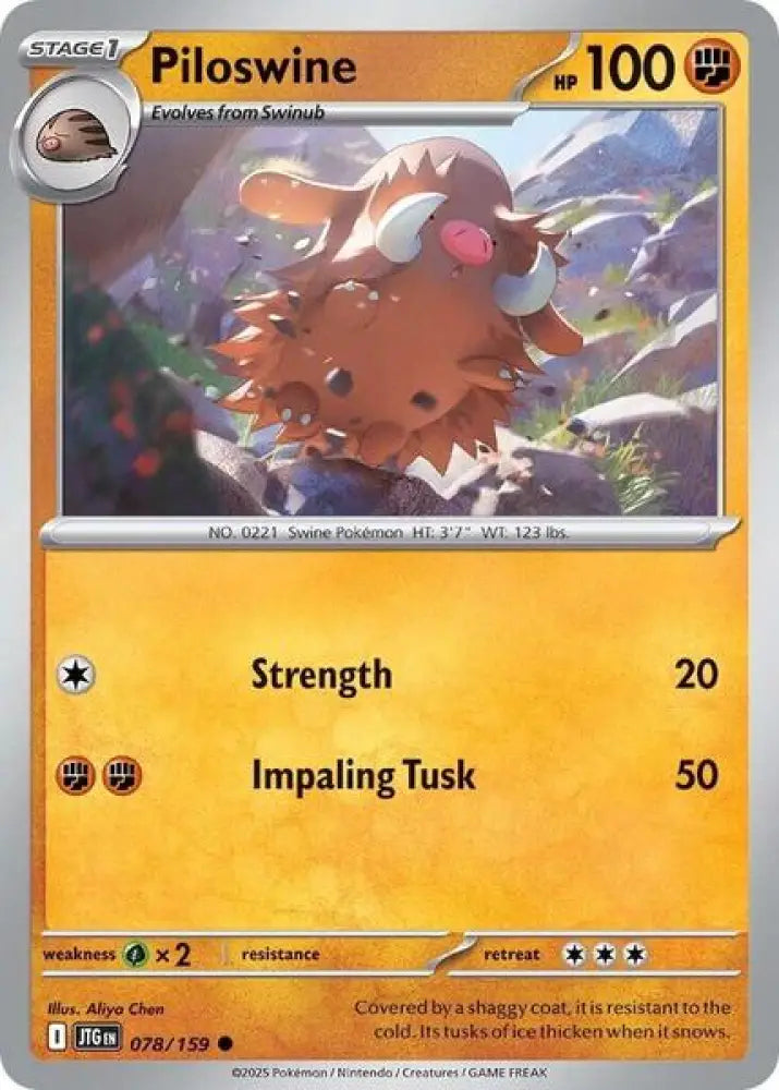 Piloswine [SV09 Journey Together]