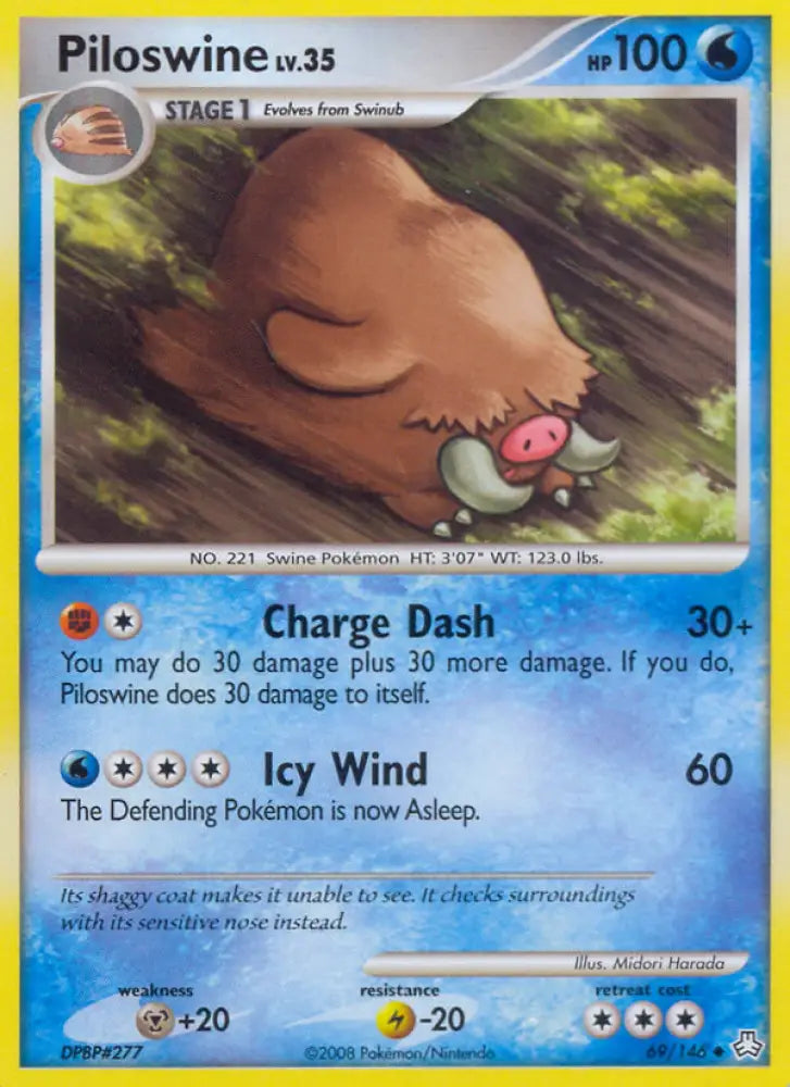 Piloswine (69/146) [Diamond & Pearl: Legends Awakened] - Pokemon Single