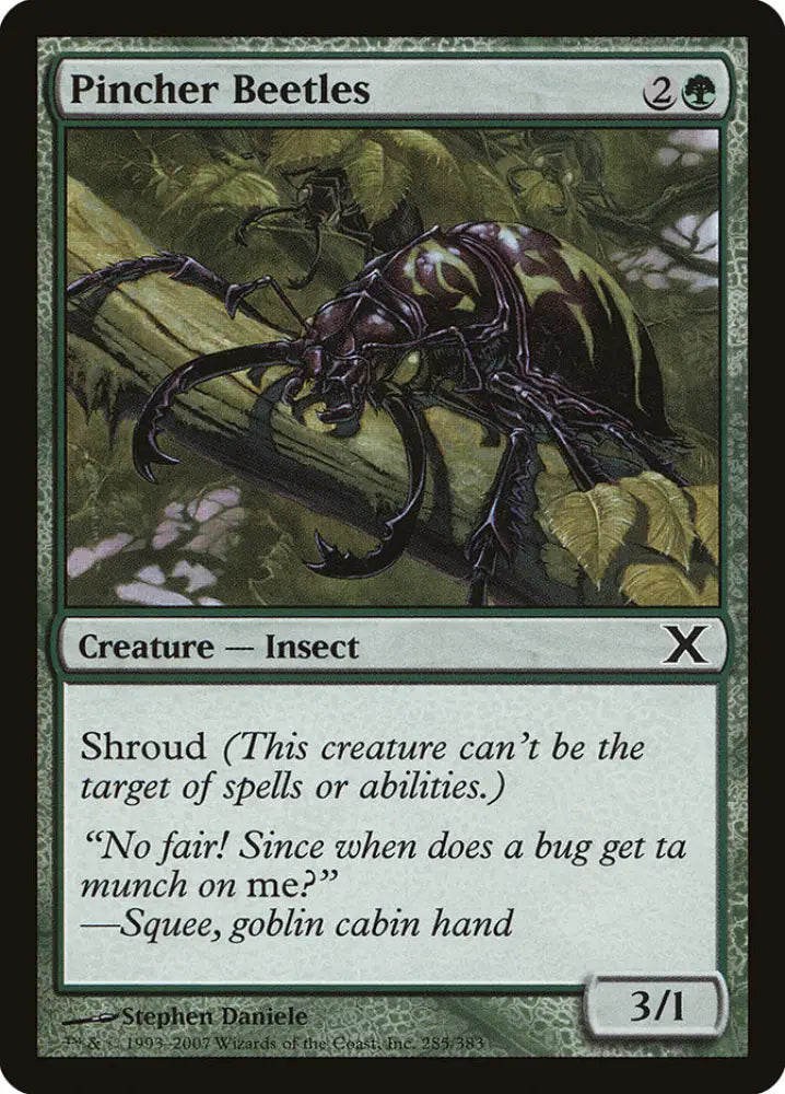Pincher Beetles [Tenth Edition] - MTG Single