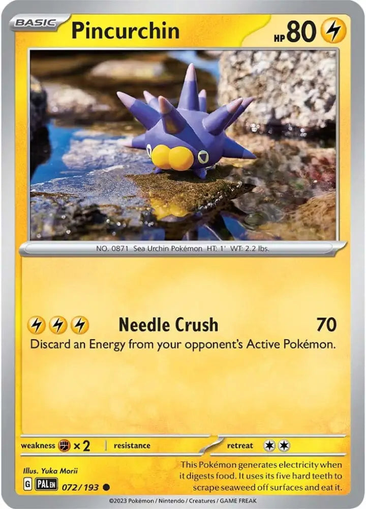 Pincurchin (072/193) [Scarlet & Violet: Paldea Evolved] - Pokemon Single