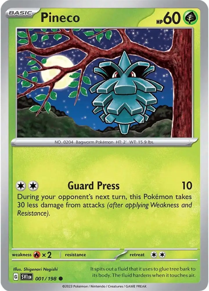 Pineco (001/198) [Scarlet & Violet: Base Set] - Pokemon Single